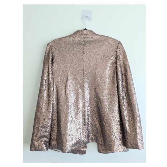 Justfab Rose gold Sequin Blazer - Picture 5 of 7